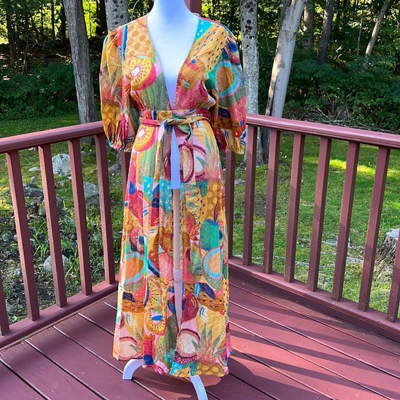 FARM Rio Other - New! Farm rio XS fruit print summery salad swim cover up.